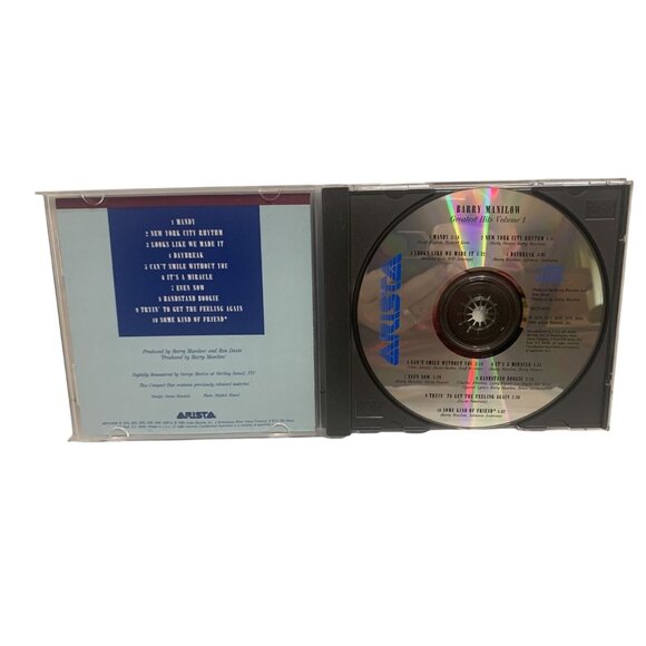 Barry Manilow Greatest Hits Volume 1 CD Album 1992 Arista - Picture 2 of 4